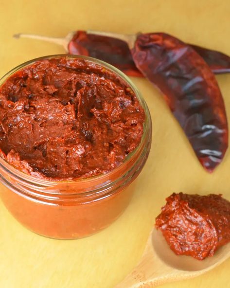 Harissa Paste Recipe (Easy and Homemade) | The Kitchn Harissa Paste Recipe, Homemade Harissa, Rolled Chicken Recipes, Harissa Recipes, Harissa Chicken, Salmon Potato, Harissa Paste, Lunch Appetizers, Bread Dip