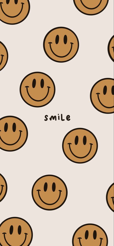 Neutral Smiley Face Background, Cute Wallpapers For Apple Watch, Yellow Smiley Face Wallpaper, Smile Wallpaper Iphone, Smile Wallpaper Aesthetic, Smile Face Wallpaper, Smile Face Aesthetic, Smiley Face Wallpaper, Cute Wallpapers Aesthetic