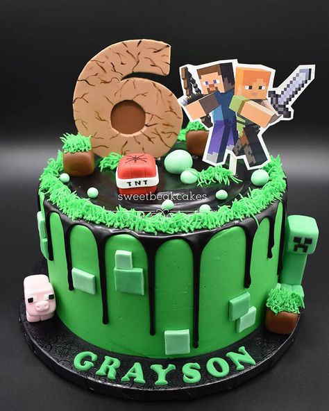 Cake Design For 8 Year Boy, 10 Year Boy Birthday Cake, Minecraft Birthday Cakes Ideas, 6th Birthday Cakes Boys, Birthday Cakes For 6 Year Boy, Minecraft Cakes Ideas, Minecraft Cakes For Boys Birthdays, Birthday Cake For 8 Year Boy, Birthday Cake For 6 Year Boy