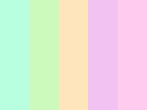 "sherbert" by latterdaystyle Hexadecimal Color, Purple Color Palettes, Color Palette Yellow, Pink Palette, Color Palette Pink, Pastel Colour Palette, Green Colour Palette, Blue Colour Palette, Purple Backgrounds