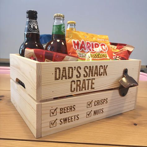 Personalised Snack Crate Care Package Supply Drop Gift Box - Etsy