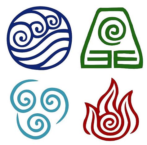 Earth Element Symbol, Elements Symbols, Flag Ideas, Avatar Tattoo, Earth Symbols, Avatar Ang, Elements Tattoo, Element Symbols, Avatar Cartoon