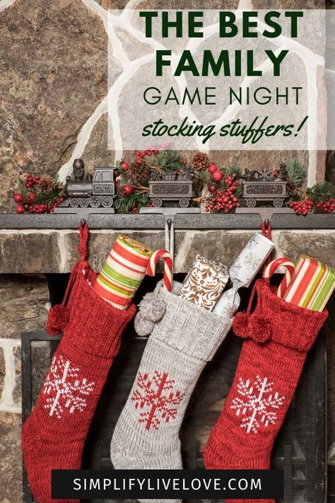 Looking for Stocking Stuffers ideas? These 12 games are affordable, educational, and fun! Plus, they fit great in stockings. Any of these ideas are great family game night stocking stuffers. #familygamenight #stockingstuffers #christmas #stockingstufferideas Stocking Stuffers Ideas, Sticking Stuffers, Inexpensive Stocking Stuffers, Stocking Stuffers For Mom, Stocking Stuffers For Adults, Christmas Gifts For Adults, Diy Stocking Stuffers, Unique Stocking Stuffers, Stocking Stuffers For Women