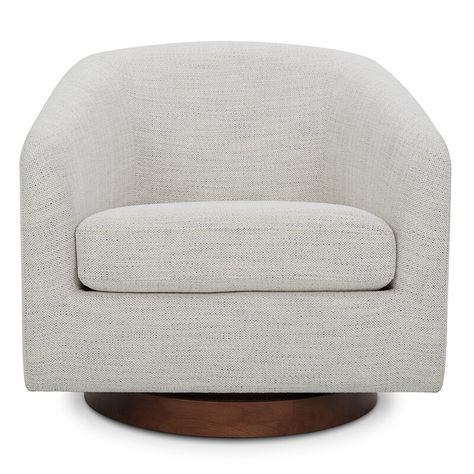 Latitude Run® Aiden Upholstered Swivel Barrel Chair & Reviews | Wayfair Barrel Swivel Chair, Basement Renovation, Accent Chair Set, Club Armchair, Swivel Barrel Chair, Swivel Accent Chair, Arm Chairs Living Room, Swivel Armchair, Barrel Chair