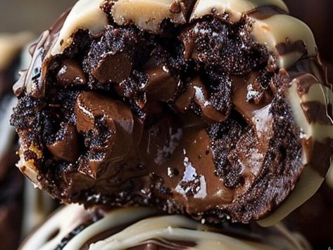 Sweet Explosion: Texas-Style Chocolate Chip Cookie Dough Brownie Bomb Recipe - NewsBreak Brownie Bomb, Chocolate Chip Cookie Dough Brownies, Blueberry Cake Donuts, Cake Donuts Recipe, Homemade Sour Cream, Cookie Dough Brownies, Chocolate Chip Brownies, Frozen Cookie Dough, Chocolate Chip Cookie Recipe