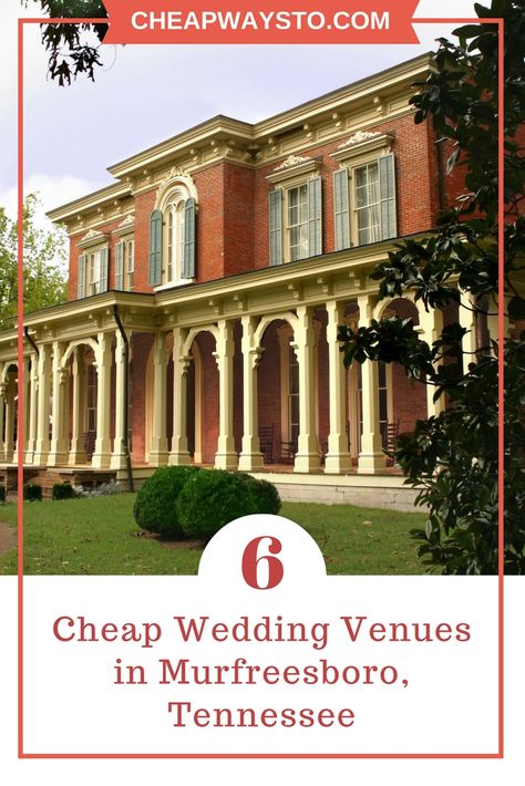 Wedding Venues Cheap, Tennessee Wedding Venues, Murfreesboro Tennessee, Population Growth, Cheap Wedding Venues, Tennessee Wedding, Growing Family, Event Ideas, Cheap Wedding