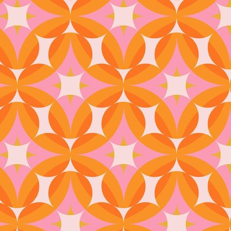 Geometric groovy pattern | Free Vector #Freepik #freevector #theme-design #geometric-elements #shape-elements #geometry-shapes Groovy Pattern, Motifs Textiles, Textil Design, Posca Art, Fabric Poster, Fabric Wall Art, Motif Vintage, Geometric Fabric, Retro Geometric