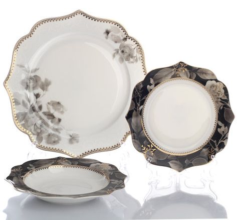 Victorian Dinnerware, French Dinnerware, History Of China, China Dinnerware Sets, Bone China Dinnerware, Stoneware Dinnerware Sets, Stoneware Dinnerware, Dinner Set, Fitz And Floyd