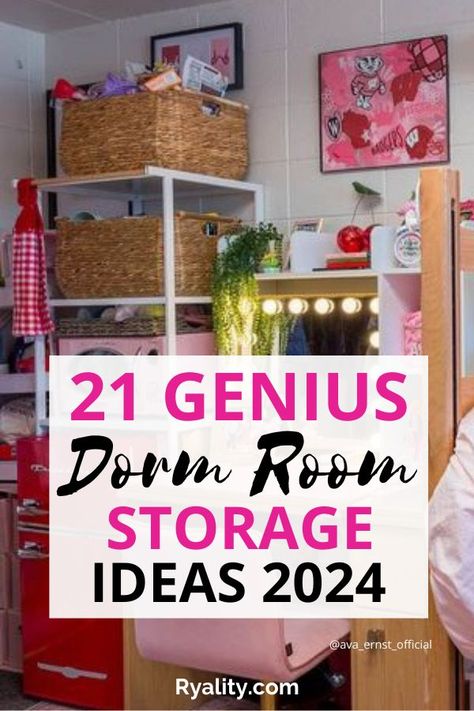 this list has some really good college storage ideas for living in a dorm room College Storage Ideas, Dorm Storage Hacks, Dorm Laundry Hamper, College Dorm Room Hacks, Dorm Storage Ideas, Dorm Room Shelves, Loft Bed Storage, College Dorm Storage, Dorm Room Organization Storage