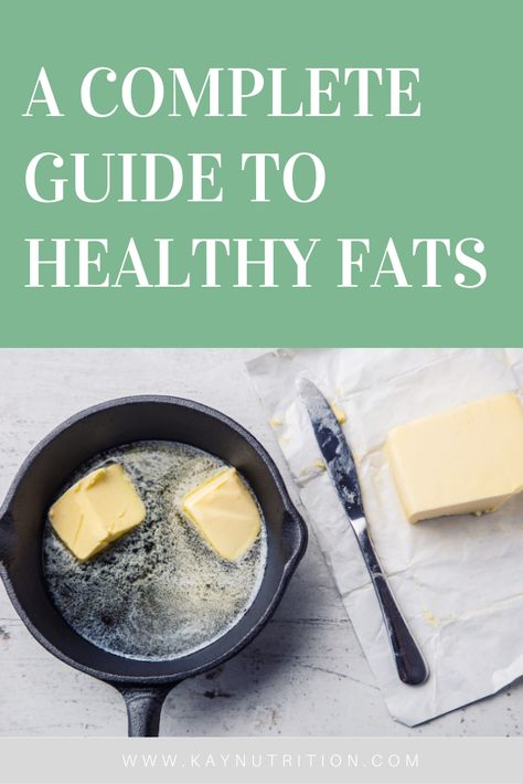 Confused about healthy fats? Here is a complete guide to healthy fats, including a full list of healthy fats with the best and worst sources of fat to include in your diet. #healthyfats #nutrition #health #fitness #weightloss Healthy Carbs List, List Of Healthy Fats, Healthy Fats List, Kay Nutrition, Holistic Nutrition Recipes, Running Nutrition, Acid Reflux Diet, Best Fat Burning Foods, Healthy Goals