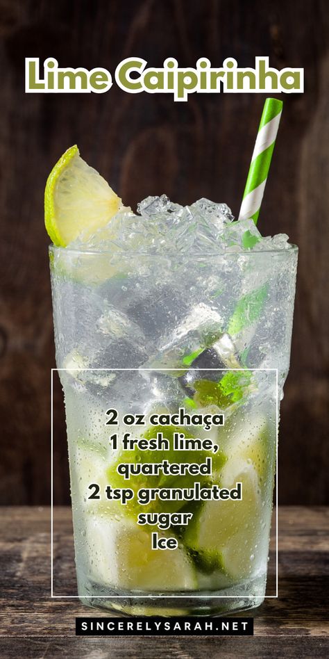 🍹 Cheers to the perfect summer cocktail! If you're looking for a refreshing drink to beat the heat, the Lime Caipirinha is your go-to. This classic Brazilian cocktail is bursting with zesty lime flavor, sweet sugar, and a kick of cachaça. Whether you're hosting a summer gathering or enjoying a quiet evening, the Lime Caipirinha is sure to impress. Learn how to make this delightful cocktail and elevate your summer sipping game with the Lime Caipirinha! Fresca Cocktail, Fall Cocktails Easy, Pumpkin Snickerdoodle Cookie Recipe, Caipirinha Recipe, Brazilian Cocktail, Cocktail Cupcakes, Peach Cocktail, Pumpkin Oatmeal Cookies, Pineapple Cocktail