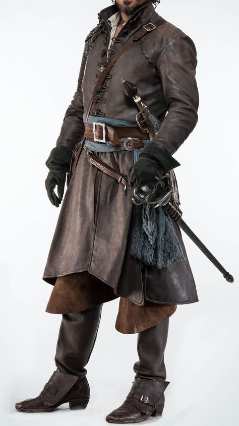 Musketeer Outfit, Bbc Musketeers, The Musketeers, Medieval Clothes, Brown Leather Coat, Diy Kostüm, Medieval Costume, Medieval Clothing, Fantasy Costumes