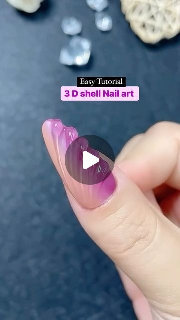 ArtsNationalInstituteofDesigns on Instagram: "‼️Easy 3 D shell Nail Art Tutorial ‼️❤️ Join our Nail art course to learn unique and amazing techniques 🥰#nail #nailart #nailartclub #nailartcourse #mumbainailart #mumbai #nailartclass #nailarttutorial #nailart #nailsofinstagram #nailsnailsnails" 3d Nail Tutorial, Shell Nails Tutorial, Nail Art Course, Shell Nail Art, Shell Nails, Nail Art Courses, Instant Nails, 3d Nail Art, Nail Art Tutorial