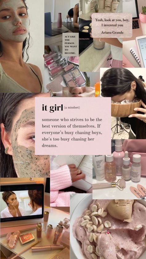 #aesthetic #board #itgirl #coquette Quotes Beauty, Vibes Quotes, Vision Board Pictures, Dream Vision Board, Life Vision Board, Vision Board Affirmations, Vision Board Manifestation, Beautiful Eye Makeup, Aesthetic Board