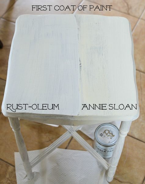 Annie Sloan Chalk Paint vs Rust-Oleum Chalked Paint. A Side by Side Comparison and Revew Rustoleum Chalk Paint Colours, White Chalkboard Paint, Jelly Cabinet, Rustoleum Chalk Paint, Furniture Painting Tips, Sarah Joy, Chalk Paint Colors, Chalk Paint Projects, Annie Sloan Paints