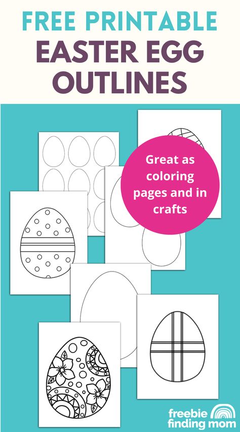 These are free outline of an Easter egg printables including blank eggs and decorated Easter eggs. Easter Eggs Ideas, Easter Egg Printable, Eggs Ideas, Dollar Diy, Freebies By Mail, Decorated Eggs, Mom Printable, Thrifty Thursday, Printable Chore Chart