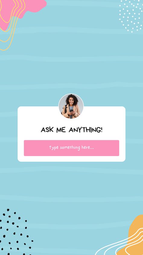 Colorful Playful Ask Me Anything Instagram Story Canva Template Ask Me Anything Template, Ask Me Anything Instagram, Font Combos, Create Your Story, Story Setting, Ask Me Anything, Instagram Story Template, Story Template, Canva Templates