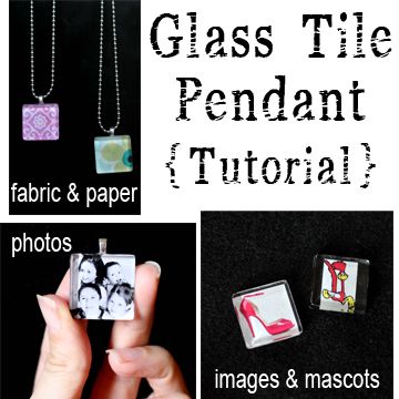 Glass Tile Pendants {Tutorial} Great Stocking Stuffers Cabachon Ideas, Unusual Crafts, Grace Necklace, Craft Recipes, Gift Crafts, Pendant Making, Making Glass, Pendant Tutorial, Doodle Inspiration