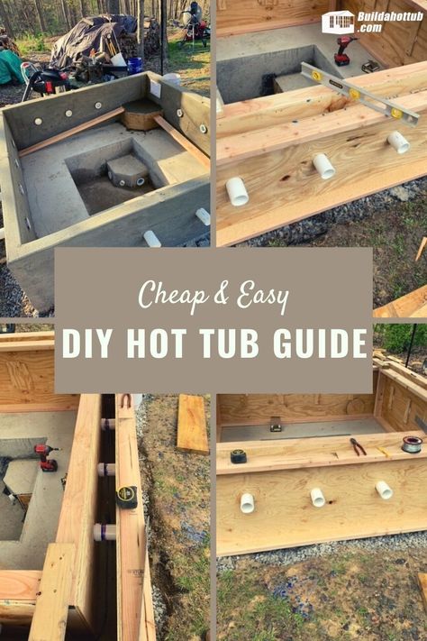 Fire Hot Tub Diy, Diy Hot Tub Enclosure Ideas, Build In Jacuzzi Outdoor, Homestead Hot Tub, Diy Hottubs Simple, Backyard Oasis Hot Tub, Wood Heated Hot Tub Diy, Diy Wooden Hot Tub, Build Your Own Bathtub