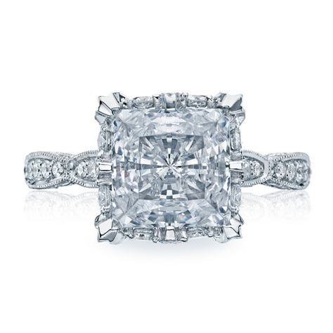 Tacori Royalt, Classic Diamond Engagement Ring, Pave Wedding Rings, Wedding Halo, Tacori Engagement Rings, Platinum Diamond Engagement Rings, Buying An Engagement Ring, Princess Cut Engagement Rings, Pave Engagement Ring