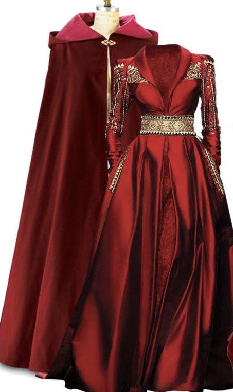 Princess Dresses Medieval, Red Fantasy Gown, Hotd Dresses, Fantasy Gowns Warriors, Targaryen Clothes, Targaryen Dress, Royalty Clothing, Game Of Thrones Outfits, Rich Outfits