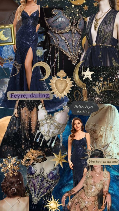 Stars And The Moon, Acotar Velaris, Celestial Magic, Stars Moon, Book Aesthetic, Country Wedding, The Moon, Moon, Stars