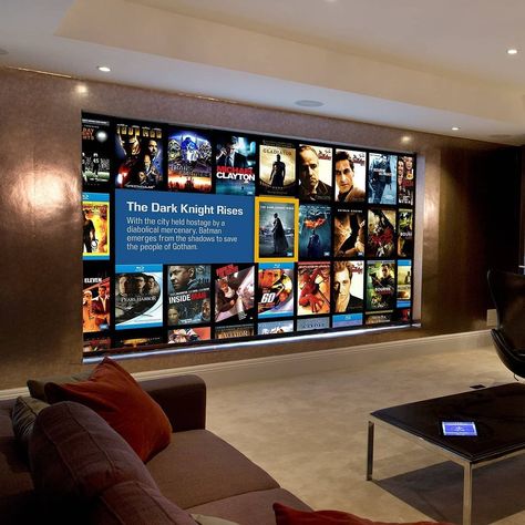 Home Theater Decor Ideas, Home Theater Room Design, Theater Decor, Theater Room Design, Eksterior Modern, Home Cinema Room, Home Theater Decor, Home Movie, At Home Movie Theater