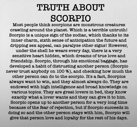 All Truth About Scorpio About Scorpio, All About Scorpio, Helpful Hints, Zodiac Signs, Signs