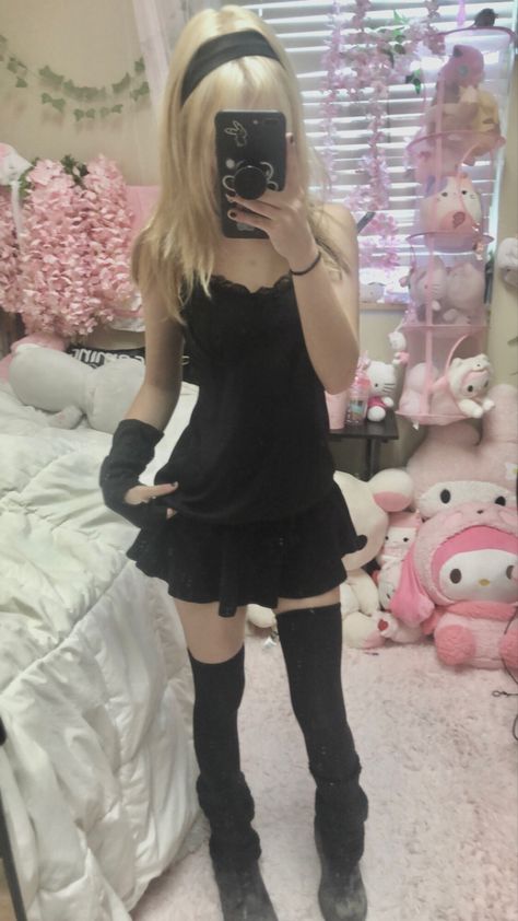 Soft Emo, Estilo Emo, Cosplay Lingerie, Anime School, Cosplay Kawaii, Alt Outfits, Girl Cat, Japanese Kawaii, Emo Outfits