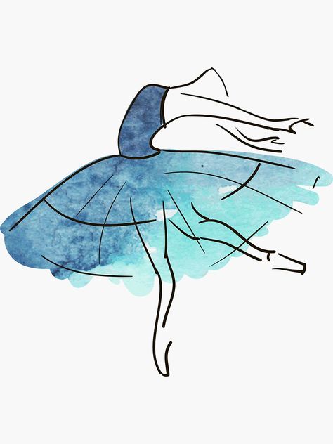 Figure Watercolor, Ballerina Watercolor, Ballerina Figure, Ballet Drawings, Ballerina Drawing, Paintings Tutorials, Dancing Drawings, Ballerina Art, Ballet Art