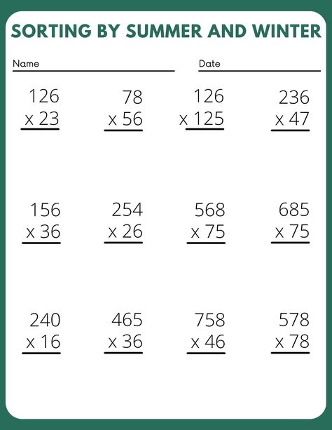 Long Multiplication Worksheets Pdf | FREE Download Check more at https://kto5education.com/long-multiplication-worksheets-pdf/ Long Multiplication Worksheets, Long Multiplication, Maths Worksheet, Math Practice Worksheets, Addition And Subtraction Worksheets, Multiplication Worksheets, Subtraction Worksheets, Math Practice, Math Practices