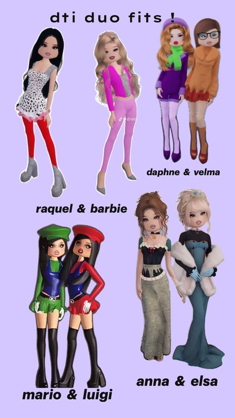 Dress To Impress Roblox Game Outfit Ideas Theme First Date, Colorful Outfit Dress To Impress, Usa Dress To Impress, Formal Dress To Impress, Dress To Impress Duo Outfits, Duo Dress, Daphne And Velma, Dti Hacks, Dti Ideas