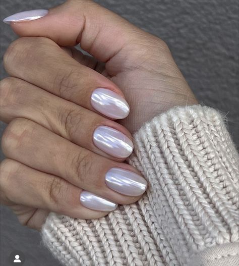 Pink Chrome Nails, Milky Nails, Chrome Nails Designs, October Nails, Nagel Tips, Christmas Gel Nails, Her Nails, Vacation Nails, Shellac Nails