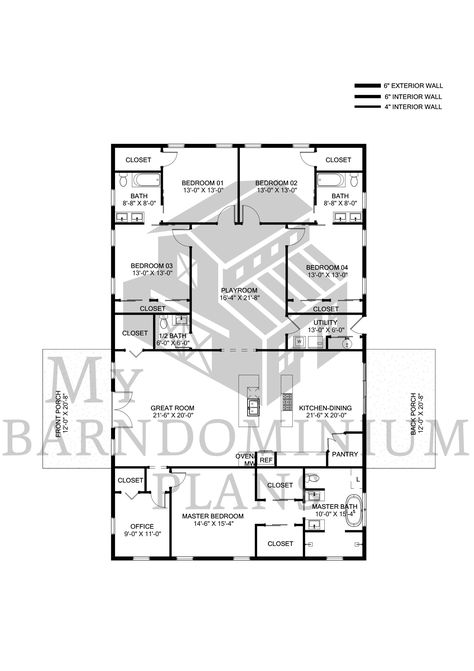 6 Bedroom Colonial House Plans, Farmhouse Floor Plans 5 Bedroom, Barndominium And Shop, Playroom Off Kitchen Floor Plan, Barnodium Floor Plans 5 Bedroom, 5 Bedroom House Plans Open Floor, Shop House Floor Plans 2 Story, 5 Bed 3.5 Bath Floor Plans, Simple 6 Bedroom House Floor Plan