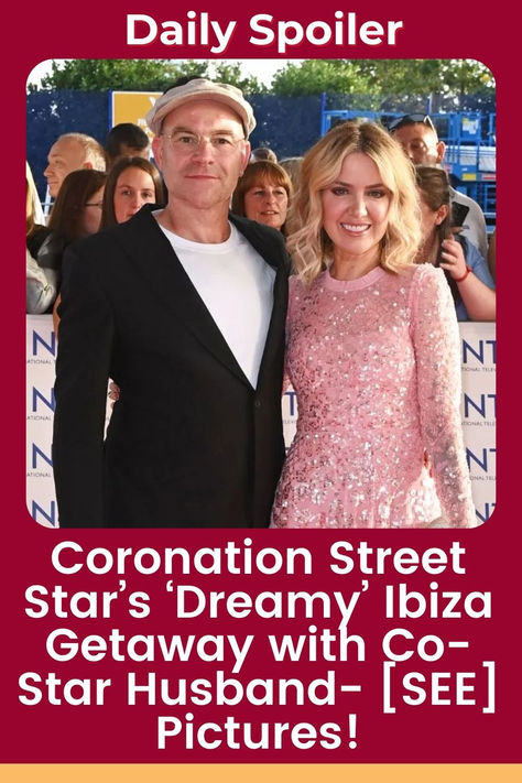 Coronation Street star Sally Carman-Duttine and her co-star husband Joe Duttine are living it up in Ibiza, and the photos are pure vacation envy. The couple are enjoying a sun-soaked getaway. Sally shared stunning snapshots from their holiday, lounging by the pool and soaking in the island’s beauty. Fans and fellow Corrie stars alike couldn’t help but shower Sally with compliments. Read on for more details! Vacation With Husband, Husband Pictures, Coronation Street Actors, Coronation Street, See Pictures, See Picture, Ibiza, Pool, Actors