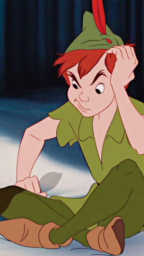 Peter Pan is the last featured animation production by RKO before Buena Vista Pictures. Also, Disney's Nine Old Men all work on the production and animation. "Can't get this darn shadow to stick!" Peter Pan Wallpaper, Peter Pan 1953, Peter Pan Disney, Peter Pan And Tinkerbell, Images Disney, Arte Disney, Wallpaper Iphone Disney, Pinturas Disney, Disney Memes