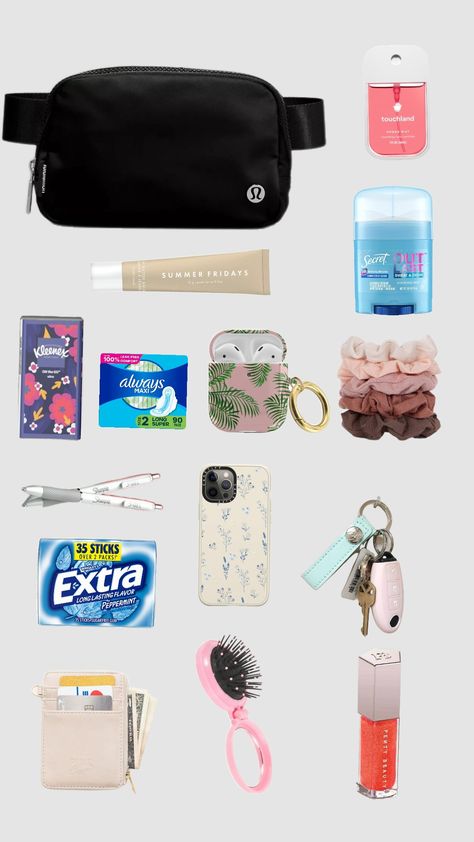 what in my bag #wishlist #whatinmybag #backpack #cuteee #cute #fyp What To Pack In My Travel Bag, What To Put In Your Mini Backpack, What To Have In Your Backpack, What To Keep In Your Bag, What To Put In Your Purse, Bag Wishlist, What's In My Backpack, Mad Money, School Bag Essentials