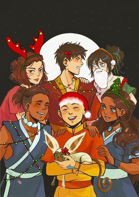 Team Avatar Fanart, Avatar The Last Airbender Christmas, Toph Pfp, Avatar Ang, Avatar Legend Of Aang, Avatar The Last Airbender Funny, Avatar Series, The Last Avatar, Avatar Cartoon