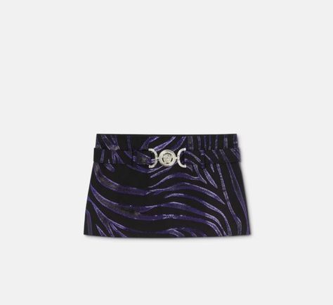 Versace ZEBRA MEDUSA BIGGIE MINI SKIRT Versace, Mini Skirt, Mini Skirts, Skirt, Quick Saves, Clothes