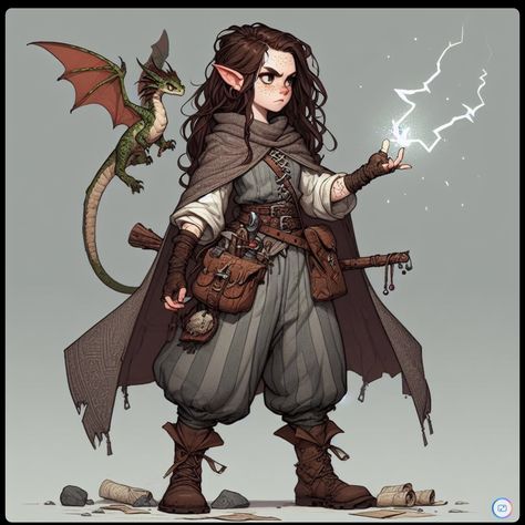 Dungeons And Dragons Characters Art, Pathfinder Summoner, Female Gnome Dnd, Female Gnome Character Art, Dnd Barbarian Character Design, Forest Gnome Dnd Female, Dnd Halfling Female, Dnd Bard Character Design, Gnome Dnd Character Design