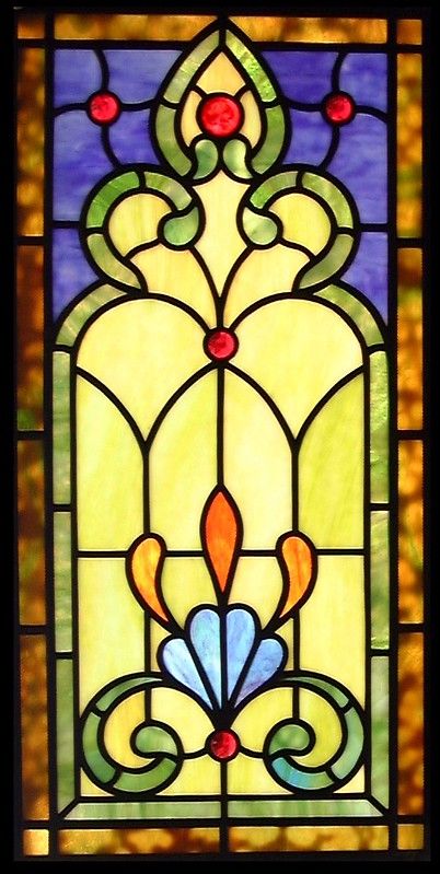 Small Gothic Stained Glass Window | This small panel, with a… | Flickr Glass Graphics, Stained Glass Windows Church, Diy Stained Glass Window, Plastic Jewellery, Gothic Windows, Glass Window Art, Stained Glass Window Panel, Office Home Decor, Plastic Art