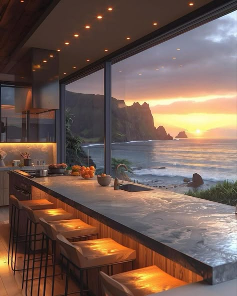 ⭐️ Malibu Mansion, City View Apartment, Dream Life House, Beautiful Home Designs, Unique House Design, Beautiful Vacations, Dream Apartment, Beautiful Dream, Interior Garden