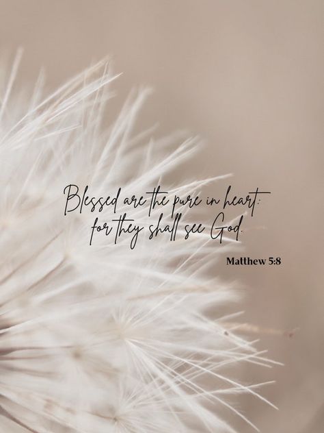 Matthew 5:8 Wallpaper, Heart Scriptures, Matthew Verses, Matthew 5, Ayat Alkitab, Vie Motivation, Inspirational Bible Quotes, Bible Verses Quotes Inspirational, Bible Quotes Prayer