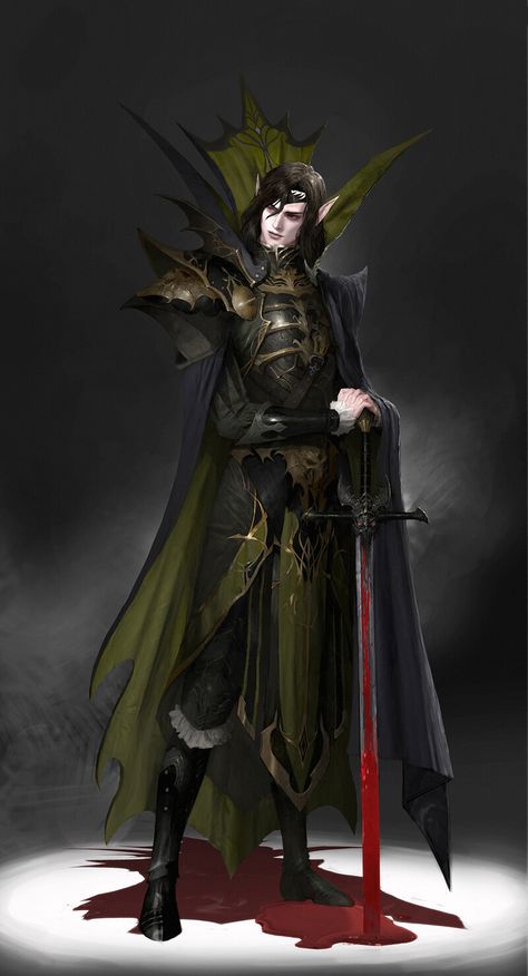 ArtStation - VAMPIRE KNIGHT, ha-y Character Concept Design, Mtg Altered Art, Dungeons And Dragons Classes, Knight Art, Fantasy Races, Vampire Knight, Dungeons And Dragons Characters, Dungeons And Dragons Homebrew, Fantasy Concept Art