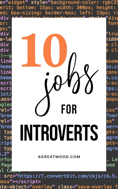 Are you an introvert? Are you trying to choose or change your career path? While your personality type doesn't automatically rule out some career options, these ten jobs are ideal for those who are quiet and like being on their own. How To Choose A Career, Careers For Introverts, Jobs For Introverts, Choose A Career, Quiet People, Quiet Girl, Choosing A Career, Career Options, Best Careers