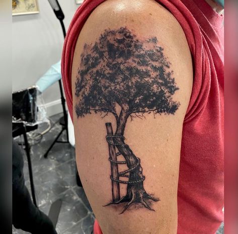 @desireemancia got to do this Tree of Andry a few weeks back 👨‍⚕️ #stygiangallery #atlantatattoo #instatattoo #inkfreakz #tattoosnob #inkedmag #inkedup #tattoolife #d_world_of_ink #atlanta #skinartmag #tattoodo #tattooistartmag #tattooartistmagazine #blxckink #blacktattooart #blackwork #blacktattoos #allblack #btattooing #blkttt #tattrx #linework #sword #roses #dagger #swordtattoo #rosetattoo #orthopedic #surgeon #doctor #brace #treeofandry Orthopedic Tattoo Ideas, Orthopedic Tattoo, Someday Tattoo, Atlanta Tattoo, Surgeon Doctor, Orthopedic Surgeon, B Tattoo, Rose Tattoo, Life Tattoos