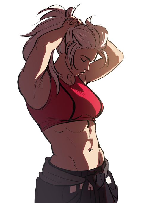 Strong Female Characters Art, Tomboy Art, Buff Women, Strong Female Characters, Female Drawing, Game Character Design, Woman Drawing, Female Character Design, Drawing Base