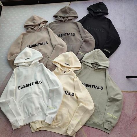 Essentials Hoodies Hoodies Aesthetic Pictures, Nike Hoodie And Sweatpants Outfit, White Nike Hoodie Outfit, Essentials Hoodie Outfits For Women, Best Hoodie Brands, Essentials Clothing Brand, Hoodie Collection Aesthetic, Black Essentials Hoodie Outfit, Hoodies Essentials