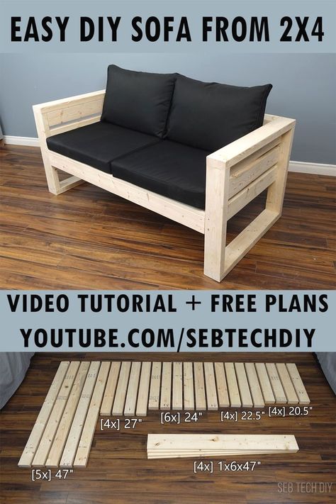 #gardeningforbeginners #gardeningtips #gardening #gardenideas Modern Outdoor Sofas, Bench Mudroom, Diy Couch, Gardening Hacks, Bench Ideas, Outdoor Furniture Plans, Dekorasi Kamar Tidur, Backyard Diy Projects, Diy Sofa