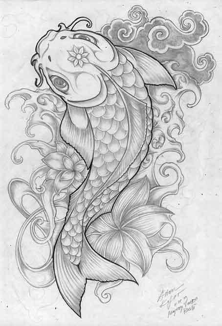 Geisha Tattoos, Tato Ikan Koi, Koi Tattoo Design, Koi Fish Drawing, Ikan Koi, Koi Art, Koi Tattoo, Koi Fish Tattoo, Tato Lengan